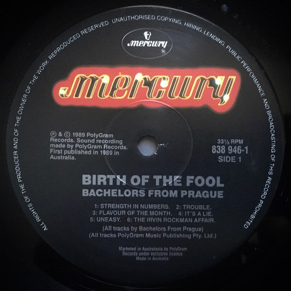 Bachelors From Prague - Birth Of The Fool Vinyl LP (Used)