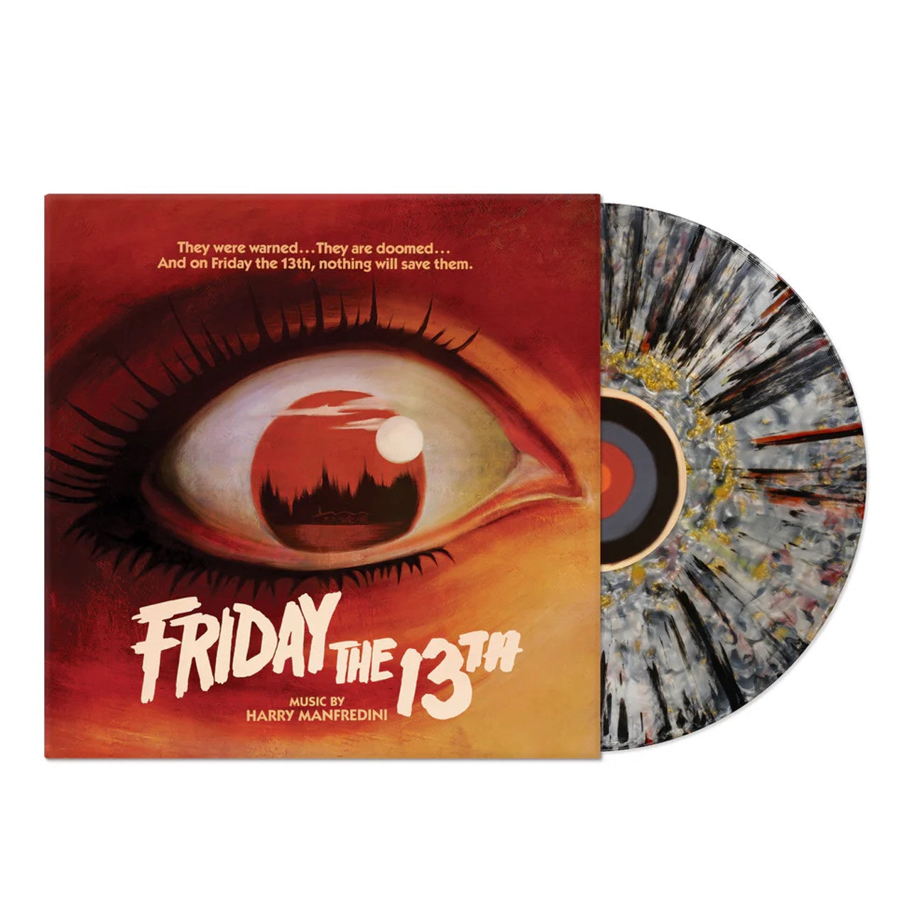 Soundtrack - Friday The 13th Silver/Black/Red/Metallic Gold Splatter Coloured Vinyl LP