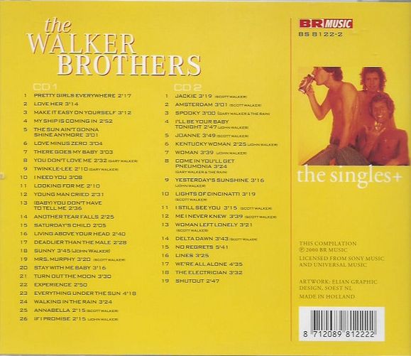 Walker Brothers - The Singles+ 2CD