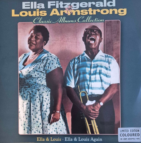 Ella Fitzgerald & Louis Armstrong – Classic Albums Collection Solid Turquoise Coloured Vinyl 3LP (Used)