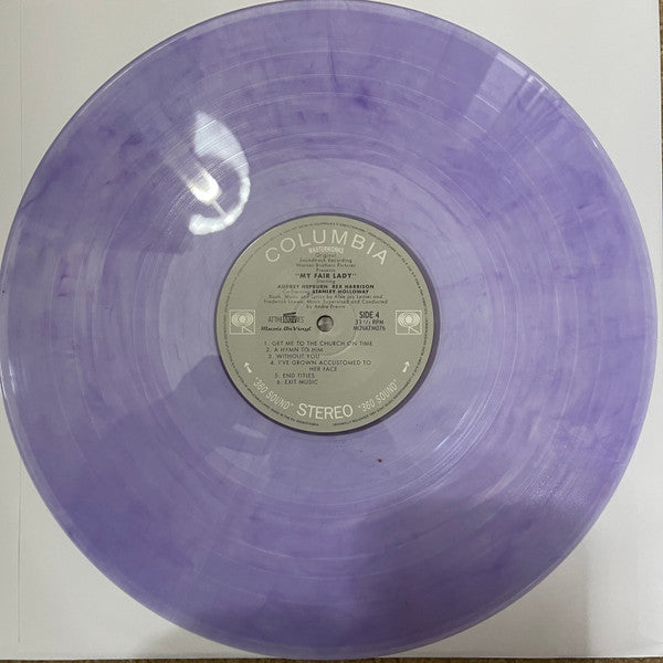 Soundtrack - Audrey Hepburn & Rex Harrison - My Fair Lady Purple Transparent Swirl Coloured Vinyl Reissue Remastered 2LP (Used)