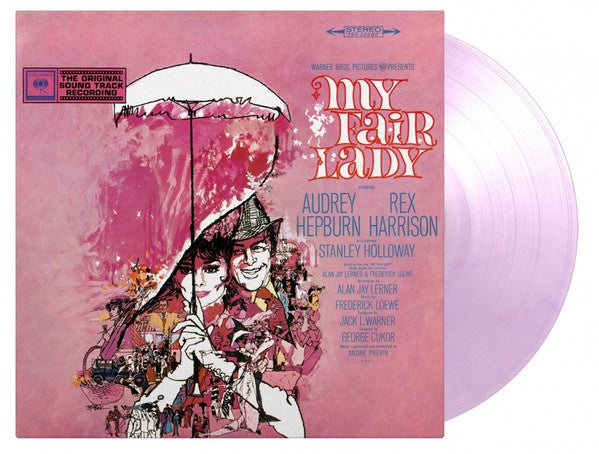 Soundtrack - Audrey Hepburn & Rex Harrison - My Fair Lady Purple Transparent Swirl Coloured Vinyl Reissue Remastered 2LP (Used)