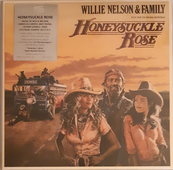 Soundtrack - Willie Nelson & Family - Honeysuckle Rose (Music From The Original Soundtrack) Limited Edition Rose Coloured Vinyl 2LP (Used)