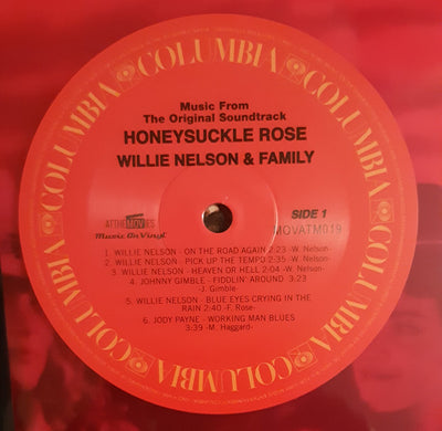Soundtrack - Willie Nelson & Family - Honeysuckle Rose (Music From The Original Soundtrack) Limited Edition Rose Coloured Vinyl 2LP (Used)