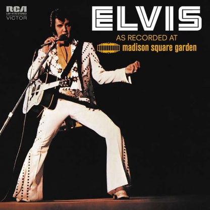 Elvis Presley - Elvis As Recorded At Madison Square Garden Limited Edition White Marbled Coloured Vinyl 2LP (Used)