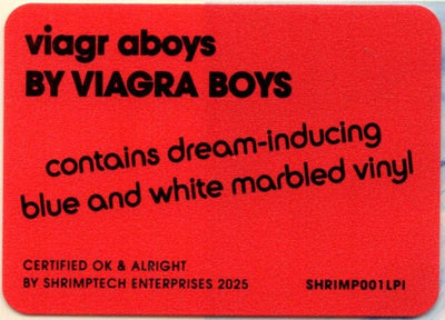 Viagra Boys - Viagr Aboys Blue & White Marbled Coloured Vinyl LP