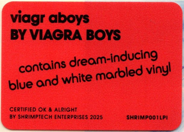 Viagra Boys - Viagr Aboys Blue & White Marbled Coloured Vinyl LP