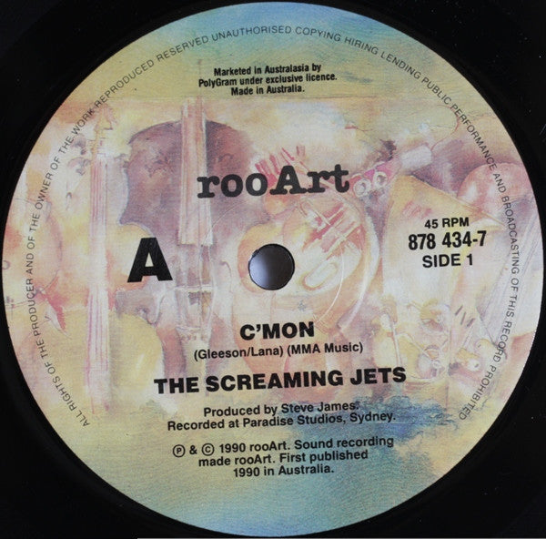 Screaming Jets - The Scorching Adventures Of.. 7" Vinyl EP (Used)