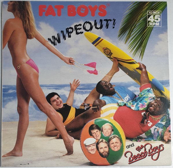 Fat Boys & Beach Boys - Wipeout 12" Vinyl Single (Used)