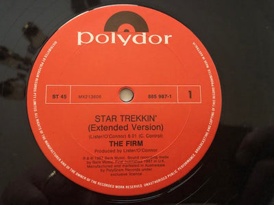 Firm - Star Trekkin' 12" Vinyl Single (Used)