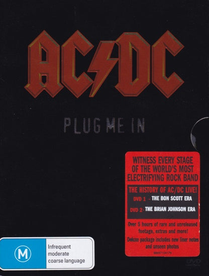 AC/DC – Plug Me In 2DVD (With Slipcase & 2 Booklets)
