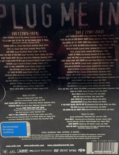 AC/DC – Plug Me In 2DVD (With Slipcase & 2 Booklets)