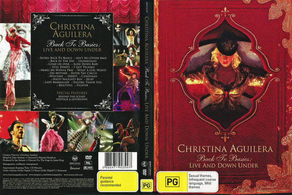 Christina Aguilera - Back To Basics: Live & Down Under DVD