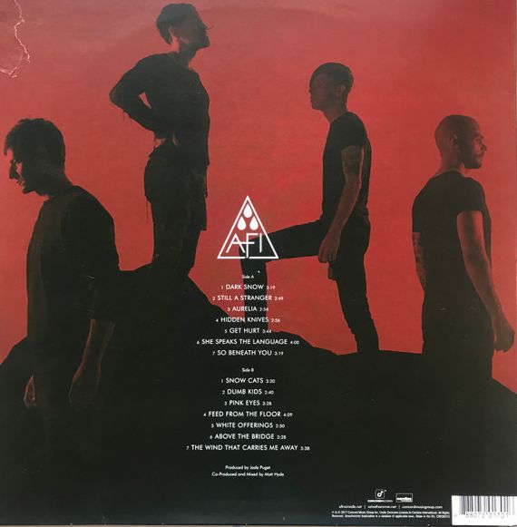AFI - AFI (The Blood Album) Translucent Red With Black Marbled Coloured Vinyl LP (Used)