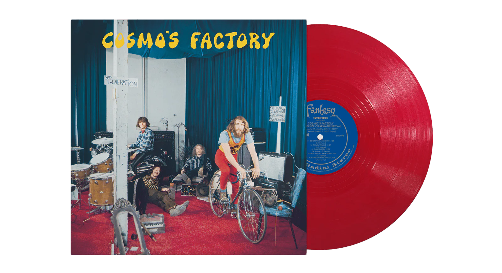 Creedence Clearwater Revival - Cosmo’s Factory  Red Coloured Vinyl LP (Used)