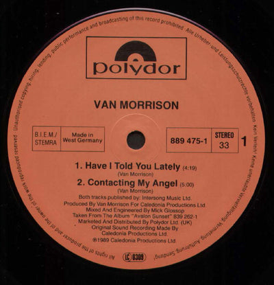Van Morrison - Have I Told You Lately 12" Vinyl Single (Used)