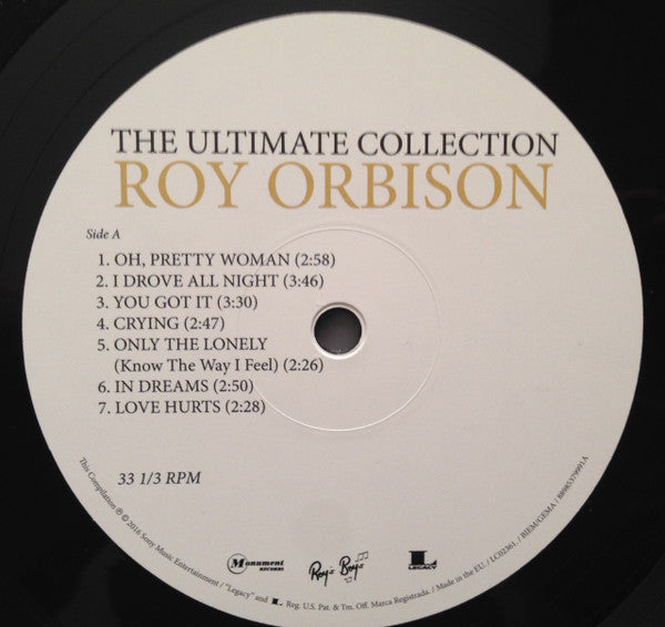Roy Orbison - The Ultimate Collection Vinyl 2LP (Used)