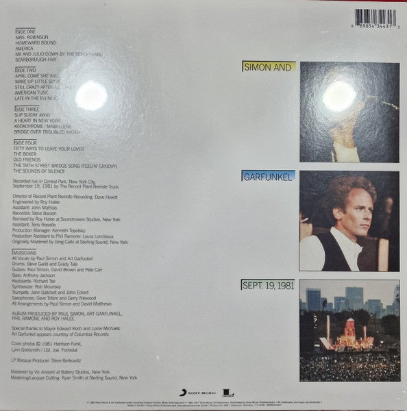 Simon & Garfunkel - The Concert In Central Park Live (EU) Vinyl 2LP (Used)