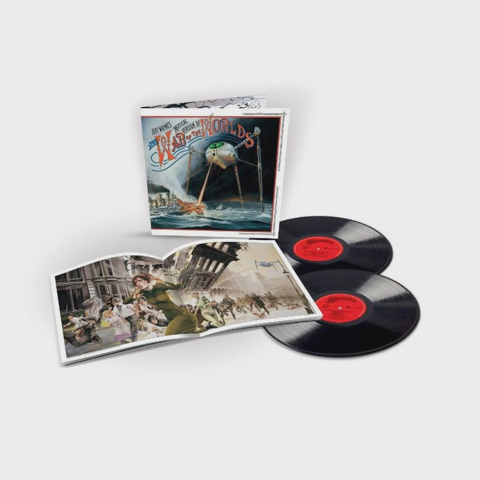 Soundtrack- Jeff Wayne's Musical Version Of The War Of The Worlds Vinyl 2LP (Used)