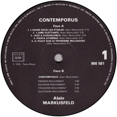 Alain Markusfeld - Contemporus Vinyl LP (Used)