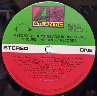 Various Artists - Atlantic Records History Of Rhythm And Blues Vocal Groups Vinyl LP (Used)