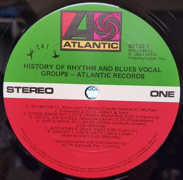 Various Artists - Atlantic Records History Of Rhythm And Blues Vocal Groups Vinyl LP (Used)