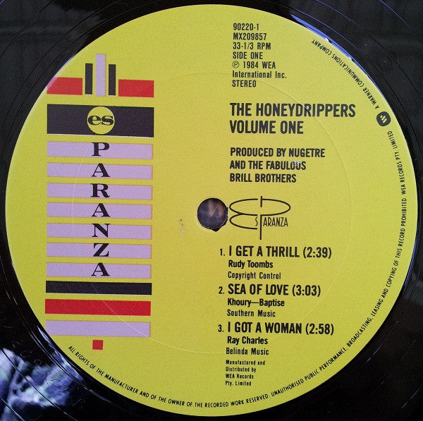 Honeydrippers - Volume One 12" Vinyl Single (Used)