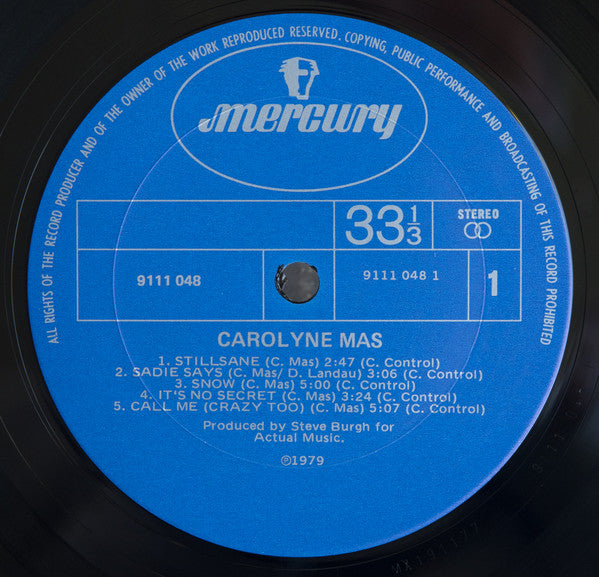 Carolyne Mas - Carolyne Mas Vinyl LP (Used)