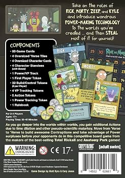 Rick & Morty - The Ricks Must Be Crazy Multiverse Game Board Game