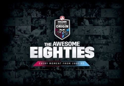NRL State Of Origin - The Awesome Eighties Complete 18 DVD Boxset (Used)