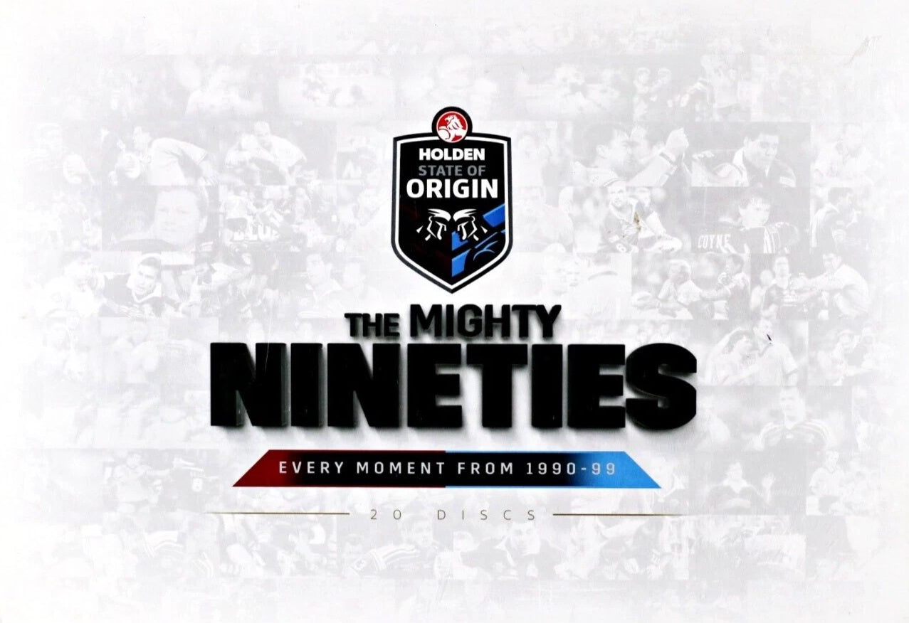 NRL State Of Origin - The Mighty Nineties Complete 20 DVD Boxset (Used)