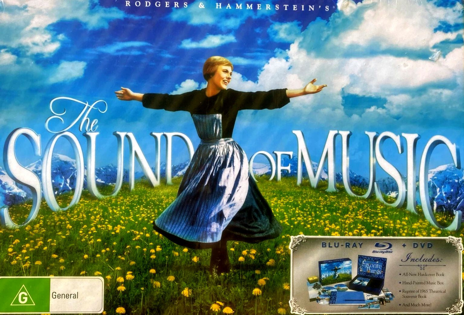 Sound Of  Music 45th Anniversary Favourite Things Collectors Gift Set Edition 2 Blu-Ray + DVD + Book + Music Box