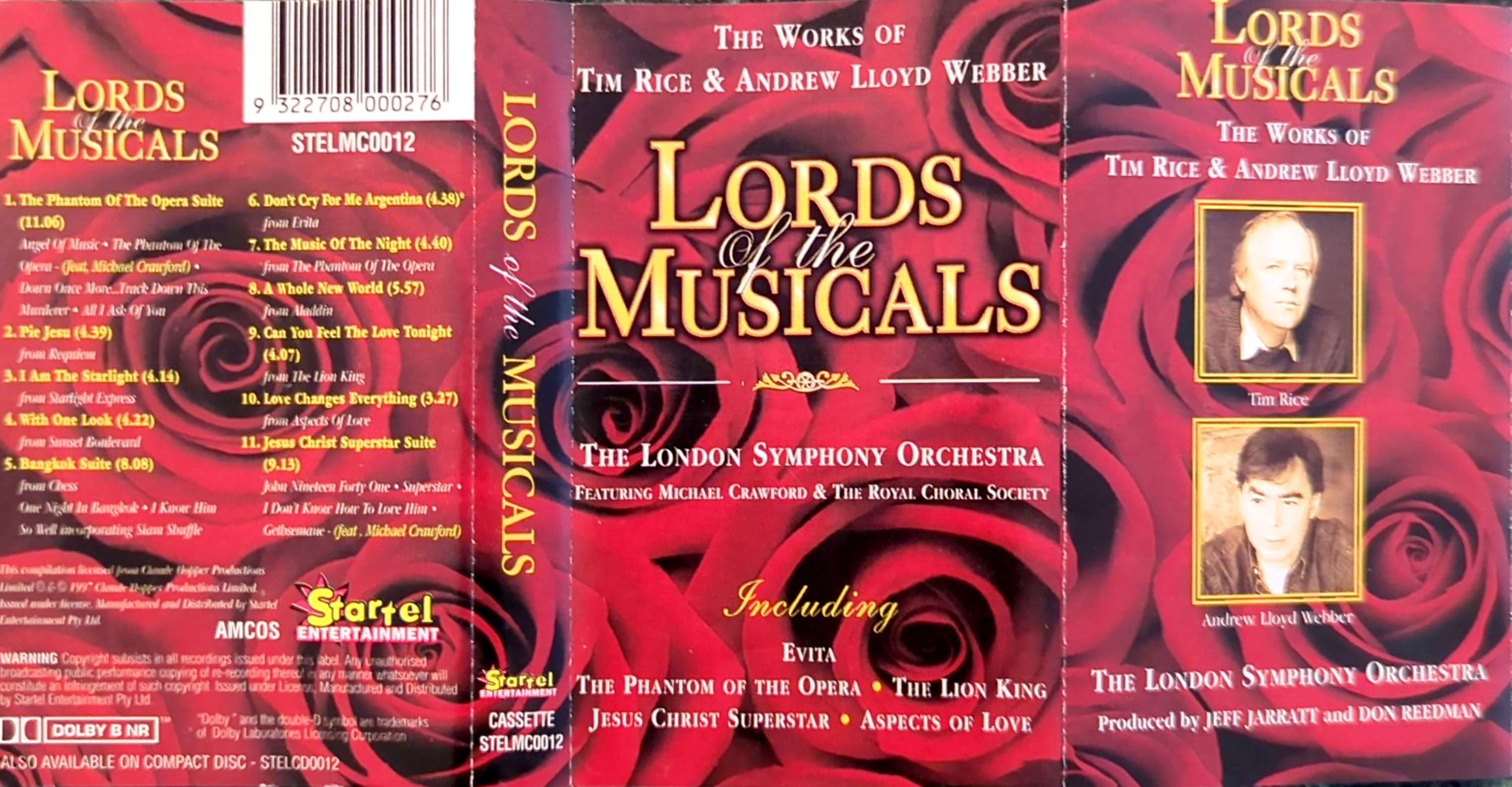Tim Rice & Andrew Lloyd Webber – Lords Of The Musicals Cassette Tape