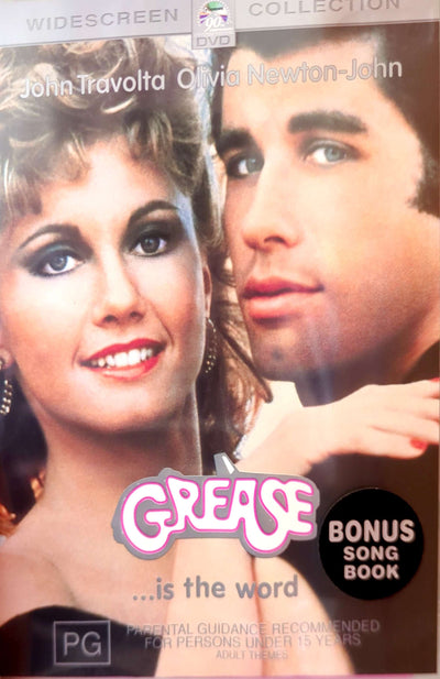 Grease (1978) DVD w/ Bonus Song Book