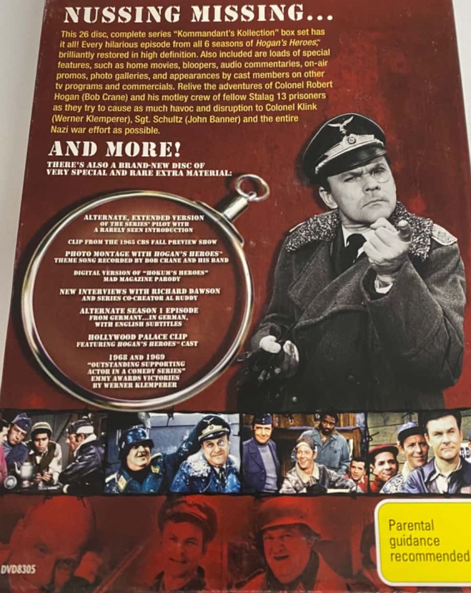 Hogan's Heroes - Kommandant's Kollection The Komplete Series 1-6 (26 Disc) DVD Boxset (Used)