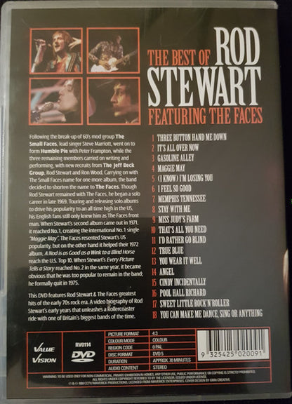 Rod Stewart & Faces - The Best Of Rod Stewart Featuring The Faces DVD