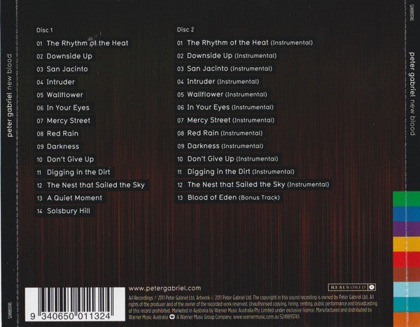 Peter Gabriel - New Blood Special Edition 2CD