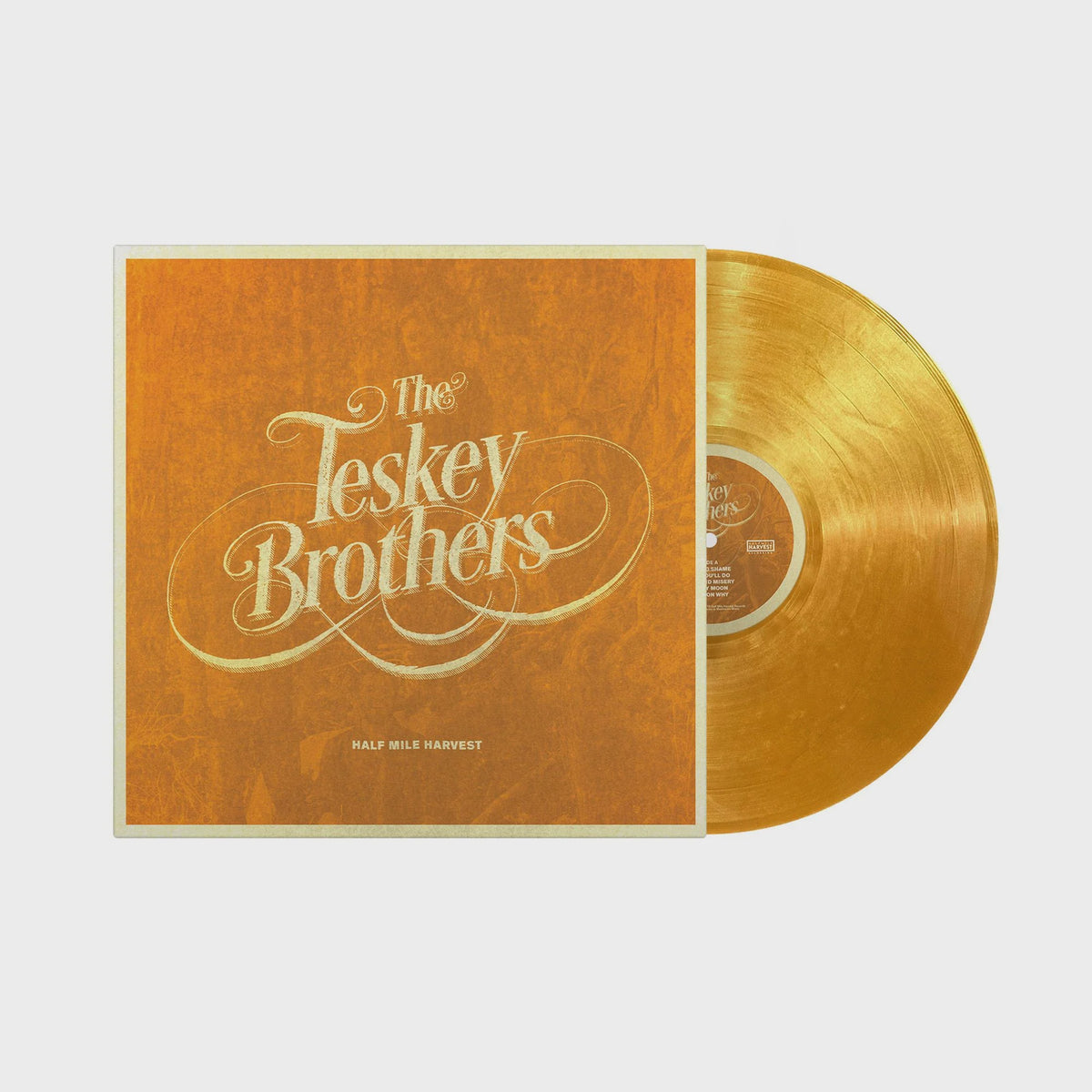 Teskey Brothers - Half Mile Harvest Metallic Gold Coloured Vinyl LP