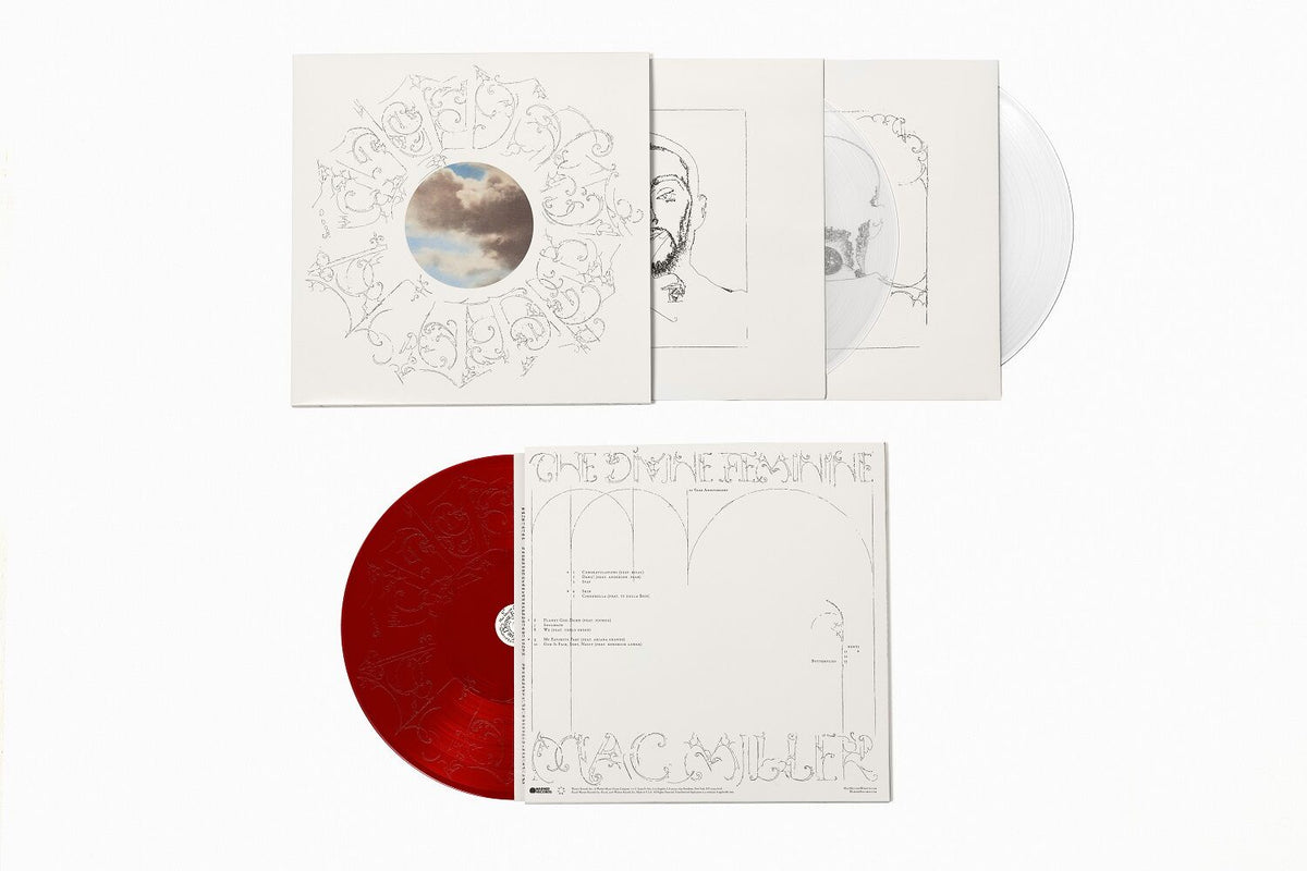 Mac Miller - The Divine Feminine (10th Anniversary) Indie Exclusive Milky Clear/Ruby Coloured Vinyl 3LP