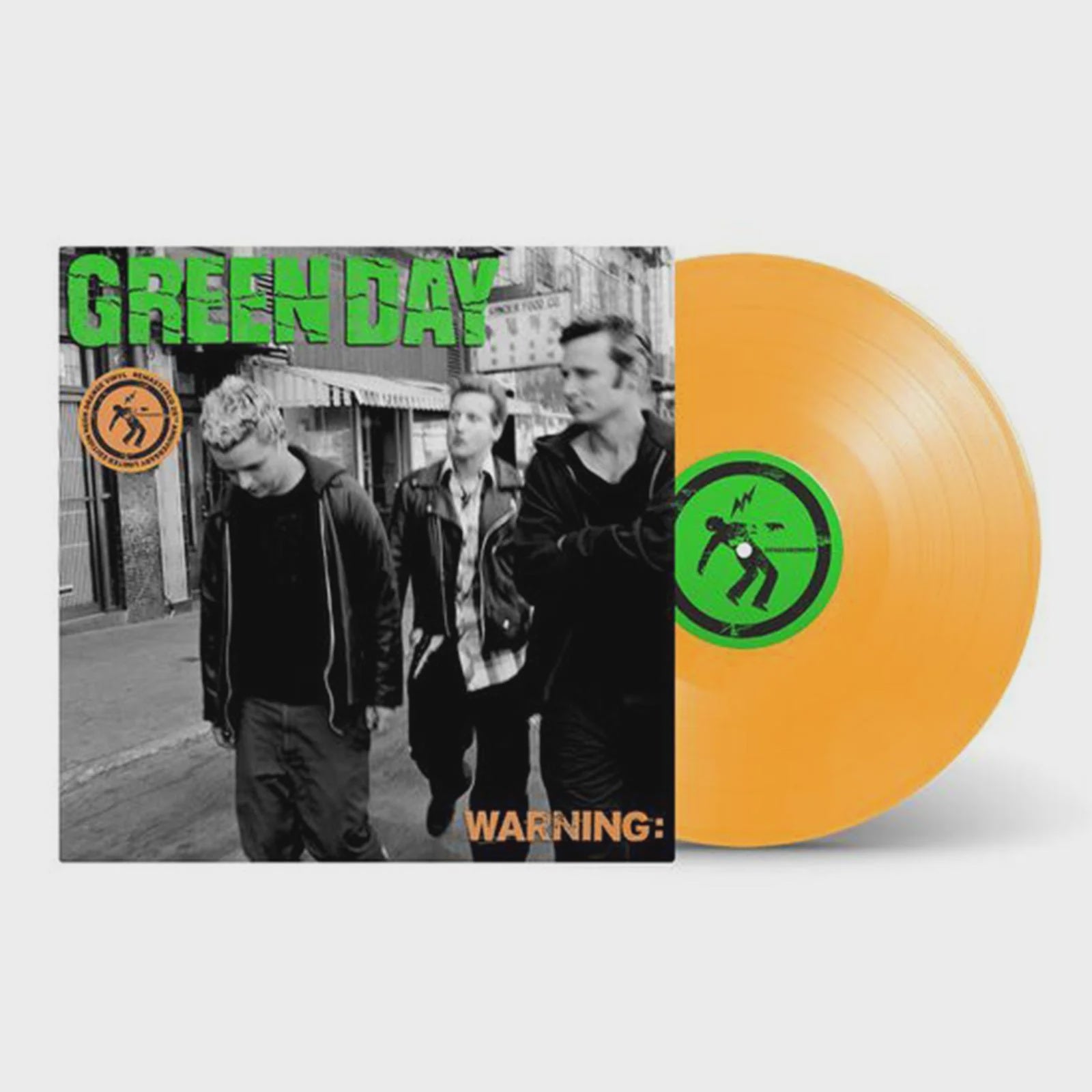 Green Day - Warning Limited Orange Coloured Vinyl LP