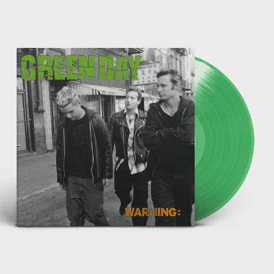 Green Day - Warning Fluorescent Green Coloured Vinyl LP