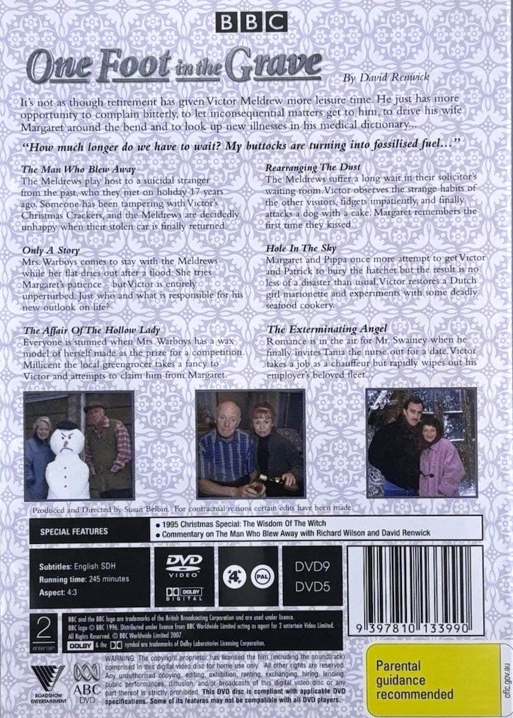 One Foot in the Grave Complete Series 5 + 1995 Christmas Special 2DVD Set (New)