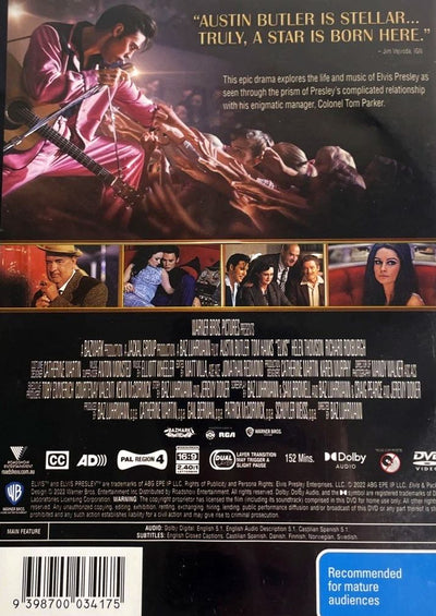 Elvis (2022): A Baz Luhrmann Film DVD