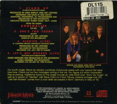 Def Leppard - Stand Up (Poster Digipak Australia Exclusive) CD