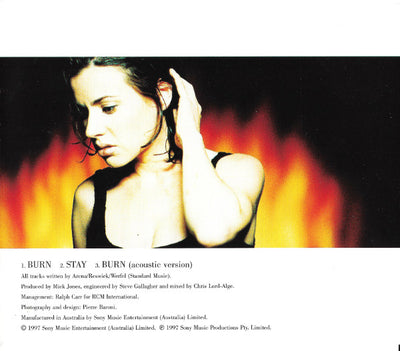 Tina Arena - Burn 3 Track CD Single
