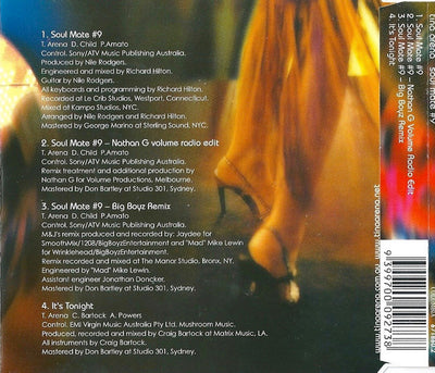 Tina Arena - Soul Mate #9 4 Track CD Single