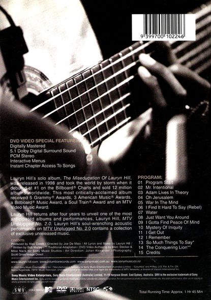 Lauryn Hill – MTV Unplugged No. 2.0 DVD