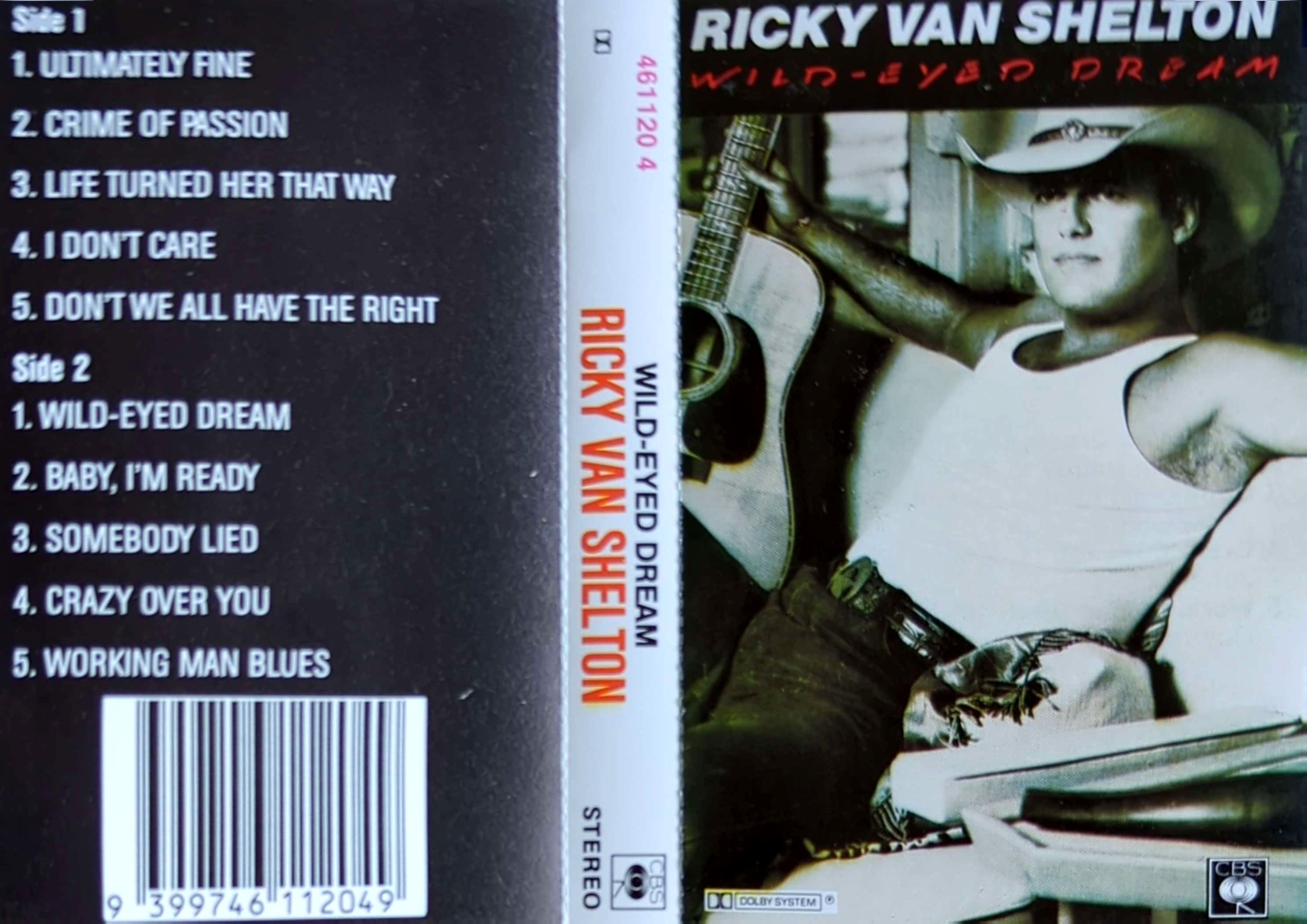 Ricky Van Shelton – Wild-Eyed Dream Cassette Tape
