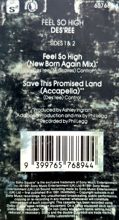 Des'ree - Feel So High Cassette Single