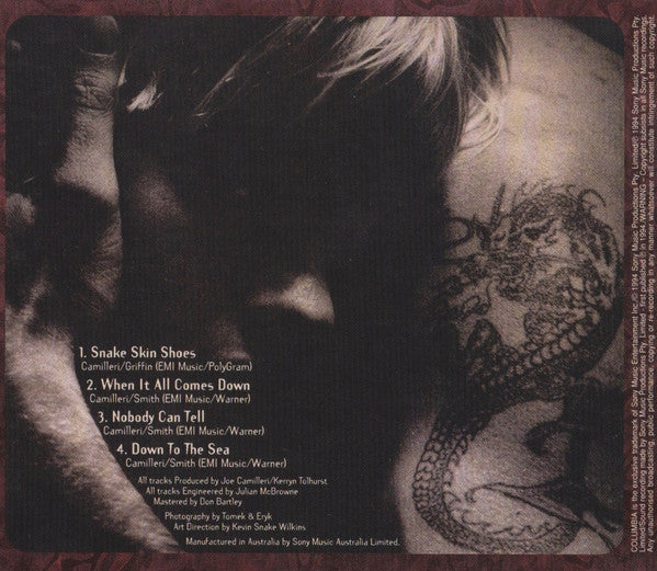 Black Sorrows - Snake Skin Shoes 4 Track CD Single